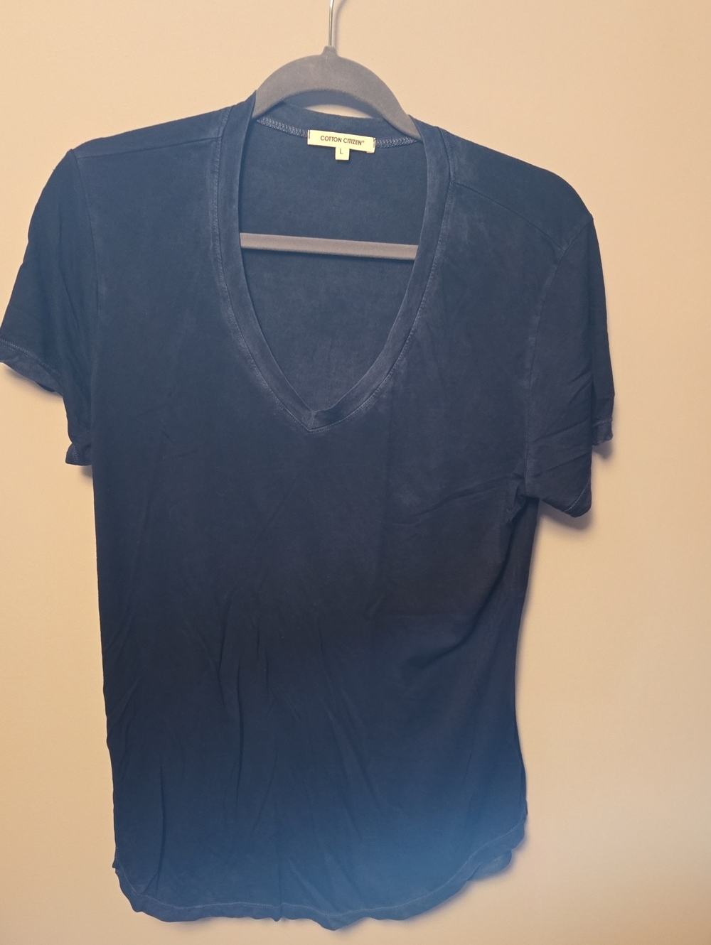 Weathered Deep Marine Blue Tshirt Womens